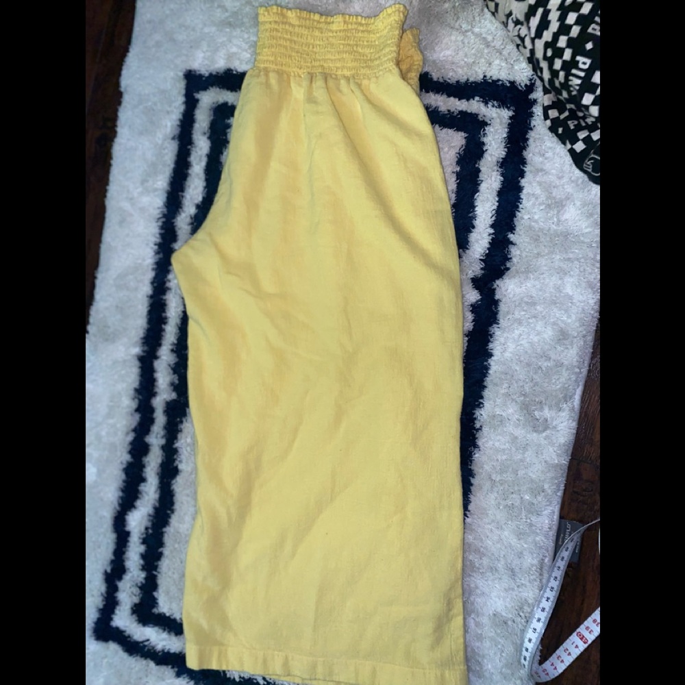 old navy LOW Waisted Linen-Blend Wide-Leg Pants for Women